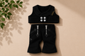 Babyzunft-Set aus schwarzer Zunftweste und Zunfthose für Babys