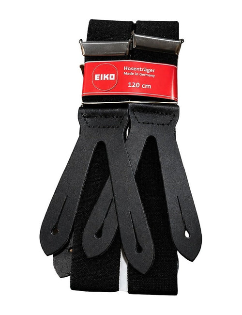 EIKO Hosenträger, schwarz, zum knöpfen