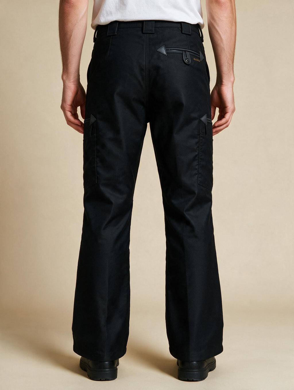 Standardhose Pilot Schwarz - Rückansicht